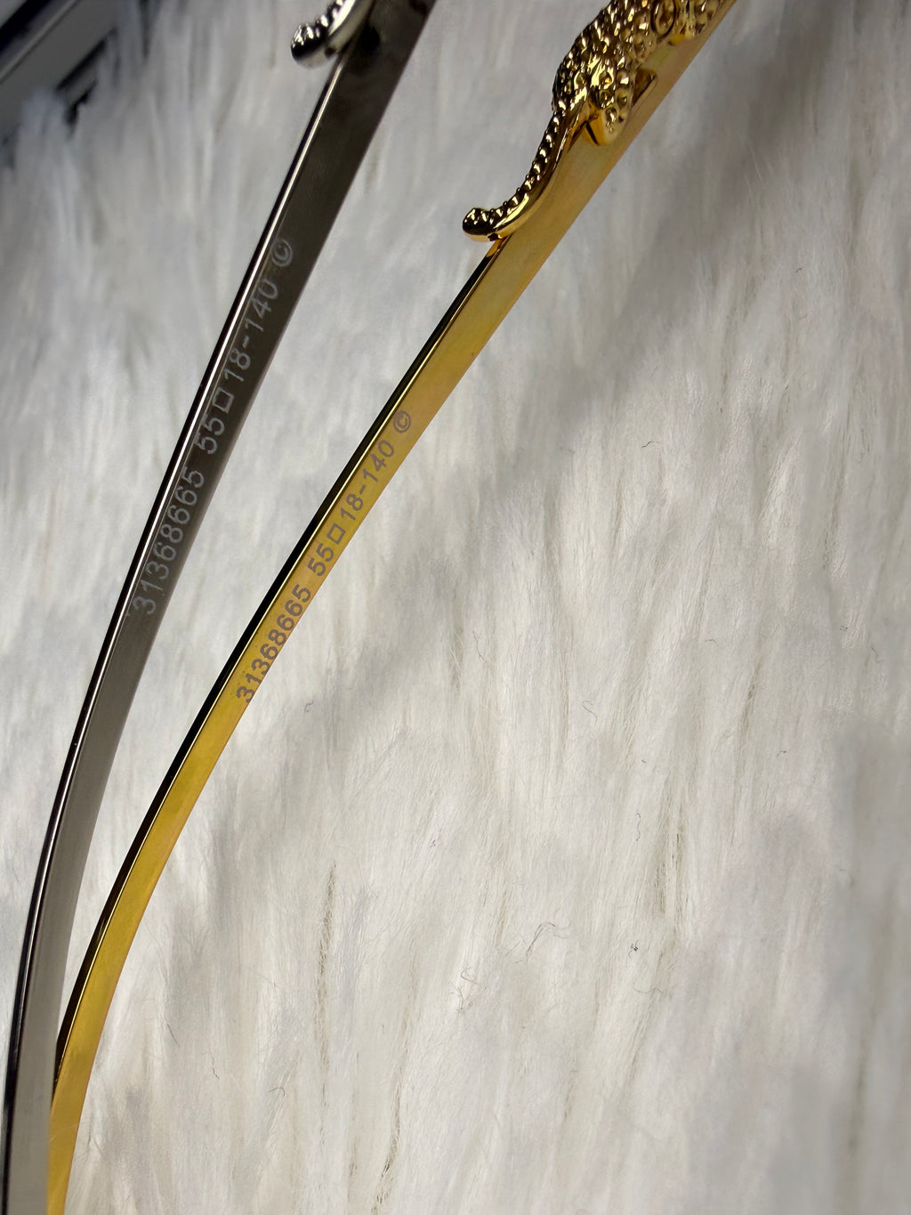 Cartier Panther Rimless Sunglasses