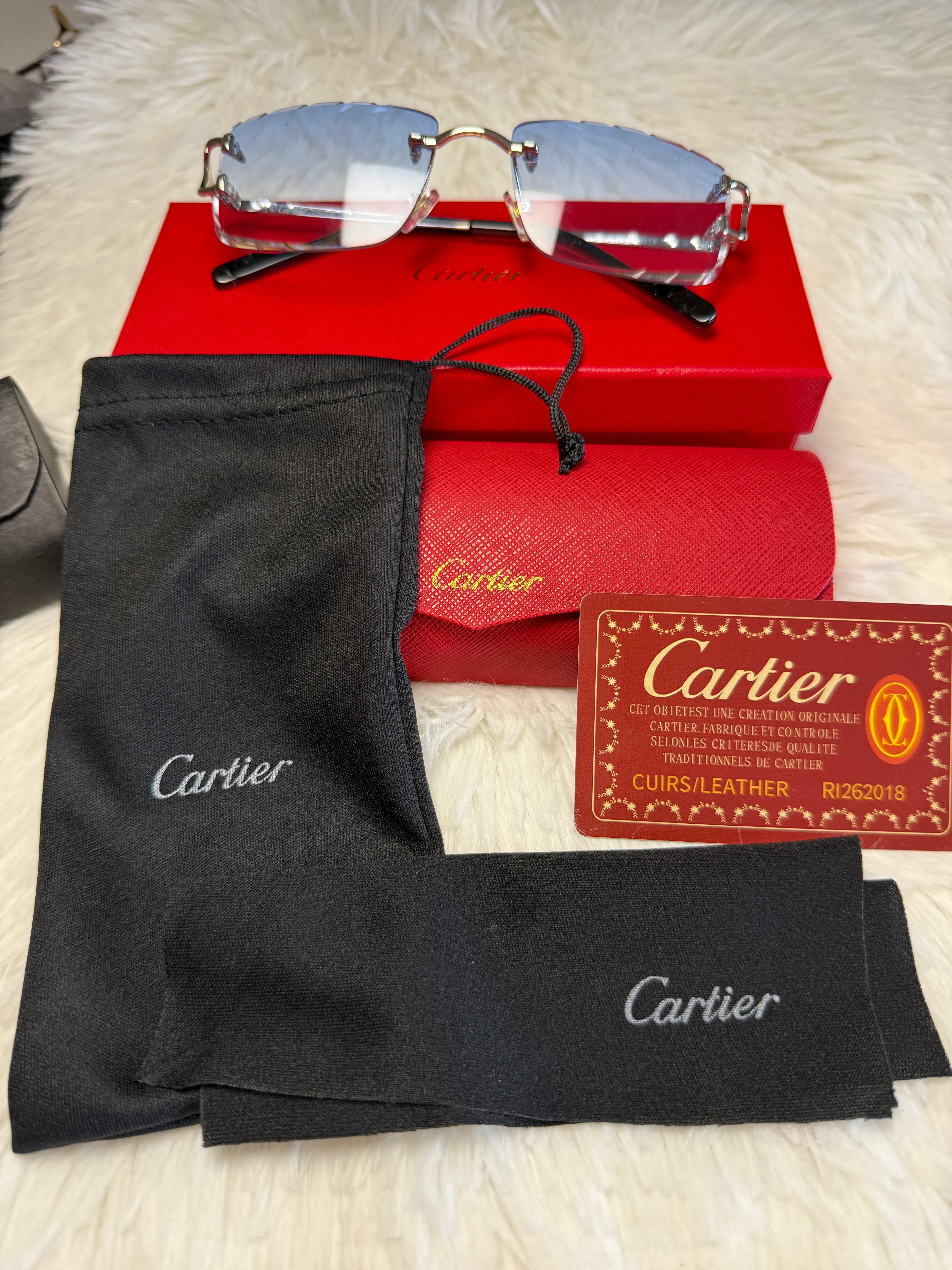 Cartier Rimless Sunglasses