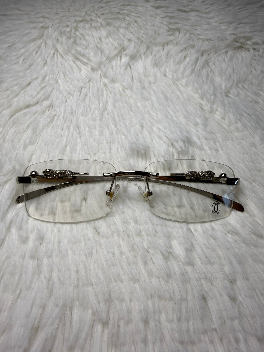 Cartier Panther Rimless Sunglasses